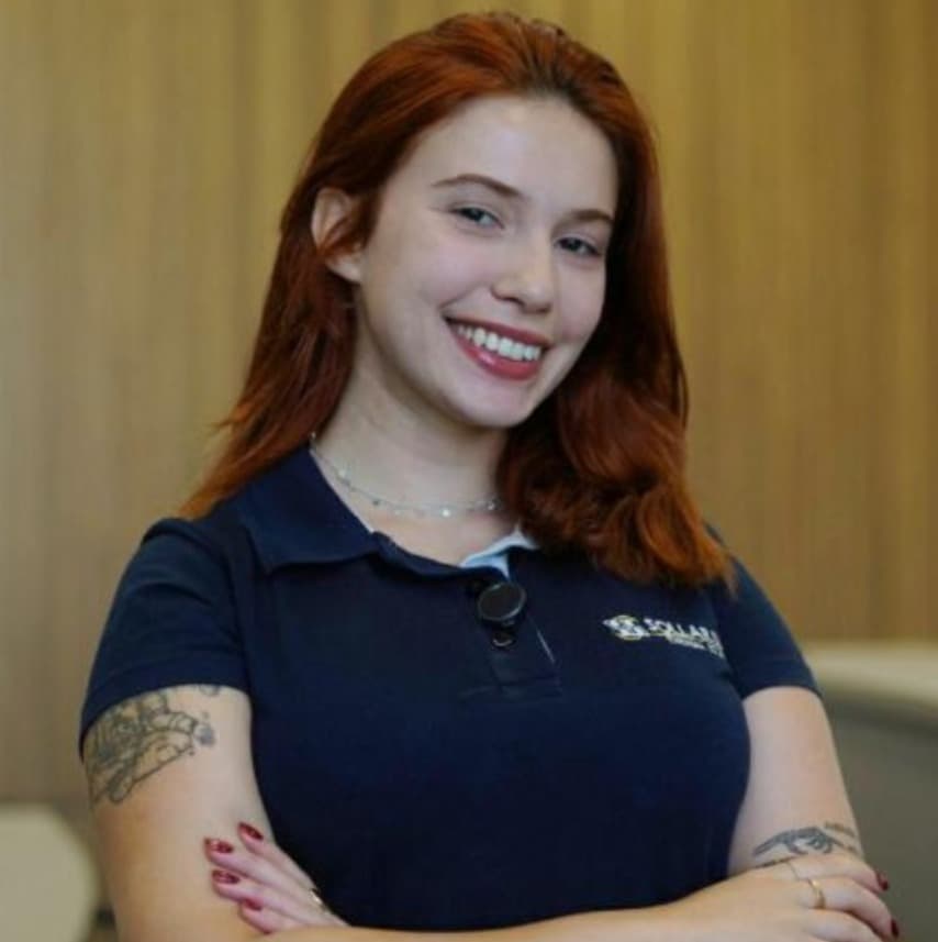Nicole, consultora da Sollar Sul